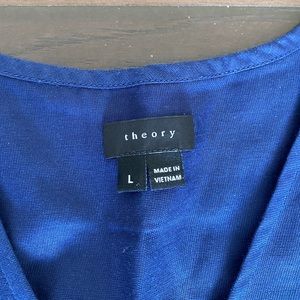 Theory Cobalt Blue Sleeveless Top Size L